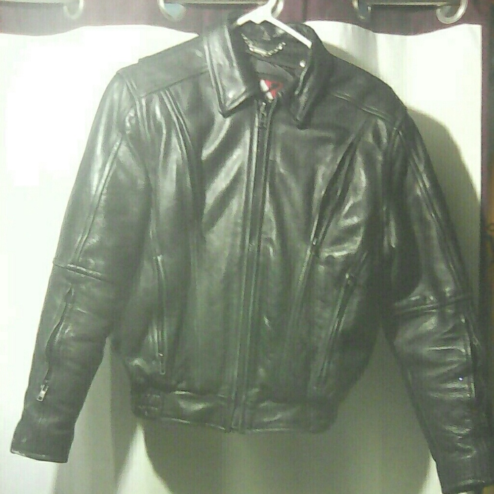 Xpert Leather Biker Jacket Men's sz S